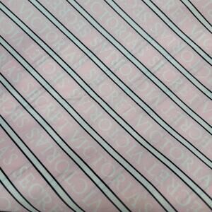 Victoria's Secret Logo Scarf Shawl Wrap Striped Lightweight